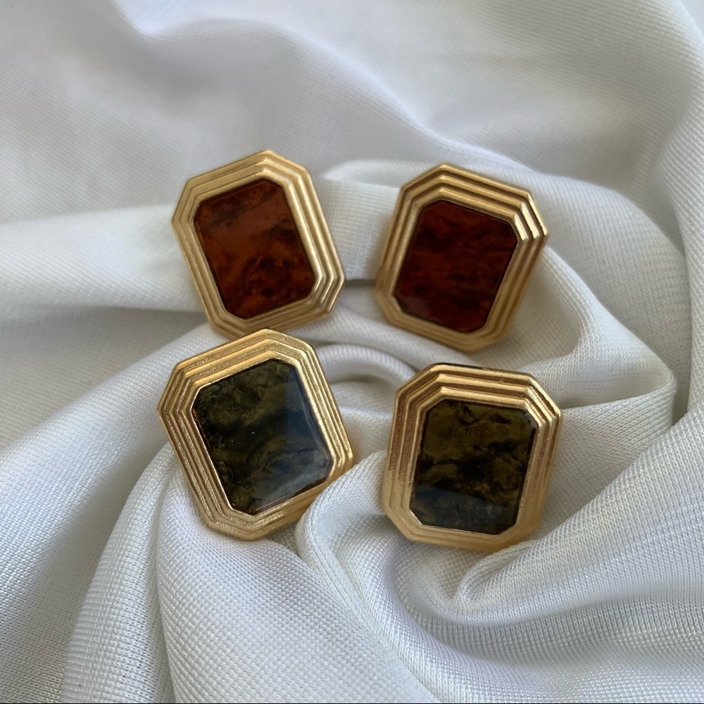 2 Pairs Earrings